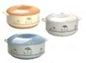 Carry Plastic Printed Hot Casserole Set, For Home, Color : Silver