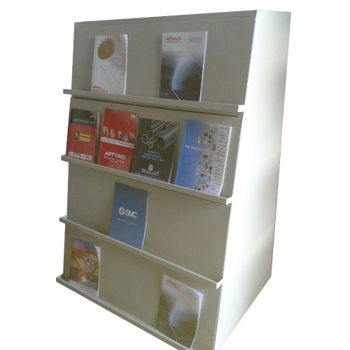 Polished Metal Library Cupboard, Color : Grey
