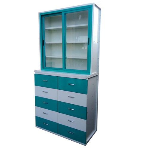 Rectangular Polished Metal Medical Shop Drawer
