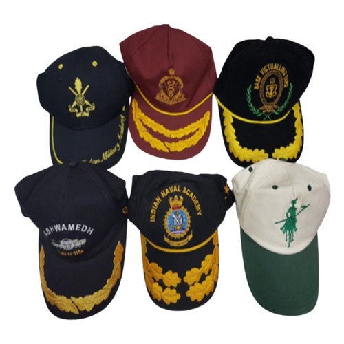 Cotton Indian Army Caps, Size : Free