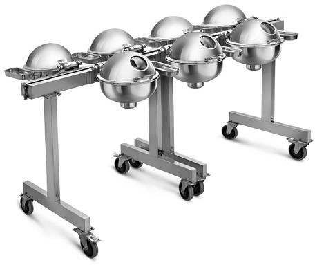 TRC 77G Portable Chafing Dish Trolley, Capacity : 5 Ltrs Each