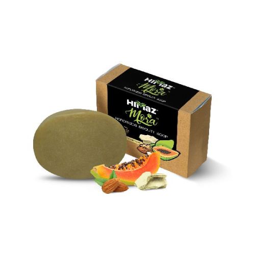Oval HIMAZ Mora Herbal Beauty Soap 75gm, For Bathing, Skin Care, Packaging Type : Kraft Box