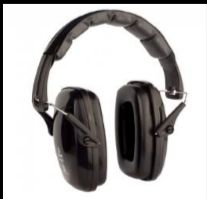 Hearing Protection Headphone, Color : Black