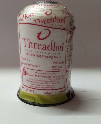 Threadlon White Bag Closing Thread, For Industry, Feature : Shrink Resistance