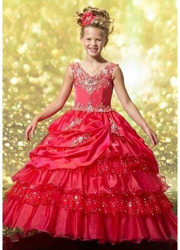 Net Kids Ball Gowns, Occasion : Party Wear