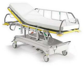 Metal Emergency Trolley, For Hospital, Size : 2140 X 1000 X 640 Mm