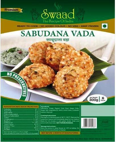 Swaad Frozen Sabudana Vada, Certification : Yes