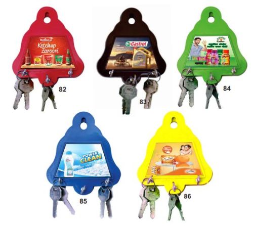 Printed Triangle Plastic Key Hanger, Style : Antique