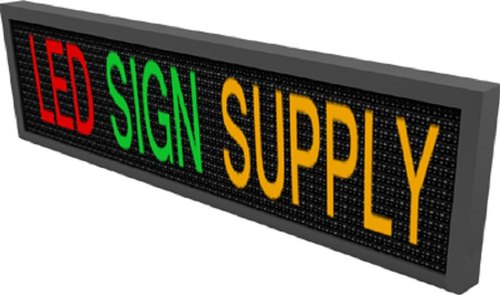 LED Sign Display Board, Shape : Rectangle