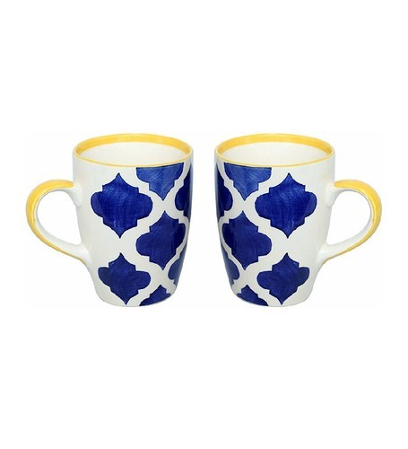 Stonish Stoneware Coffee Mug, Color : Blue