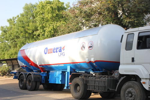 CARBON STEEL LPG Gas Tanker, Capacity : 38000LITRES