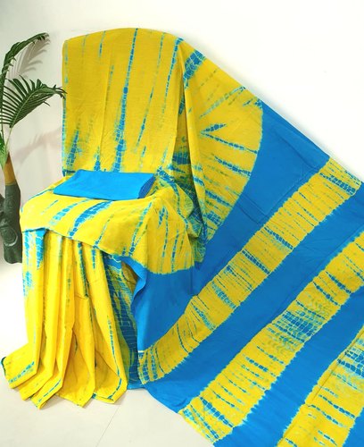 Sheenaz Printed Cotton Saree, Saree Length : 6.3 M