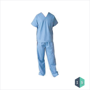 Non Woven Disposable Scrub Suit, Size : Small, Medium, Large