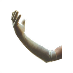 IndoSurgicals Latex Gynecological Gloves, Size : SMALL, MEDIUM, LARGE