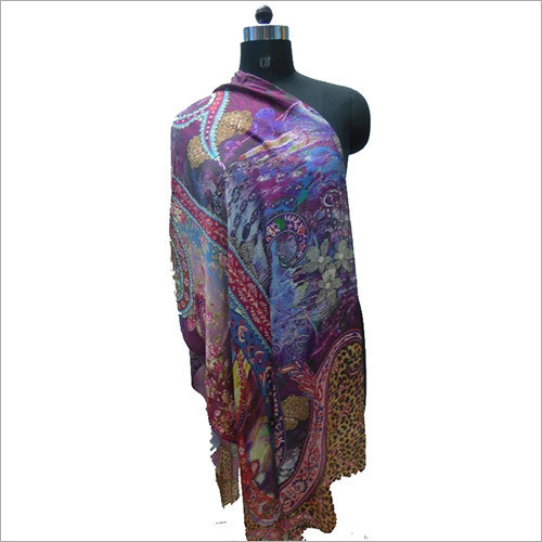 Gaah Exports Silk Printed Stole