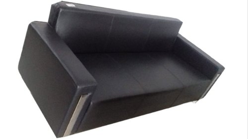 Office Leather Sofa, Color : Black