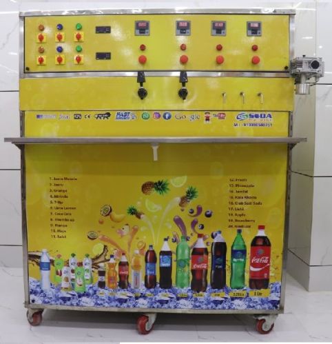 2+3 Large Soda Filling Machine, Certification : ISO 9001:2008
