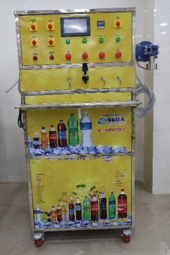 SODA BOTTLING PLANT ADVANCCE TECH. HMI/PLC 1+3/SOFT DRINKS MAKING MACHINES