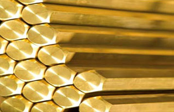 Brass Hexagonal Bars & Rods, Length : 100 Mm To 6000 Mm