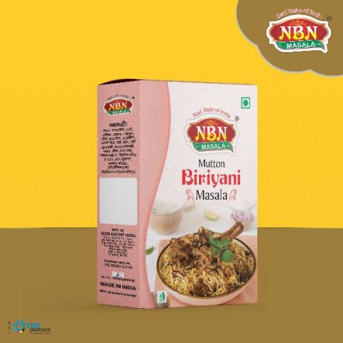 NBN Natural Mutton Biryani Masala, For Cooking, Spices, Packaging Type : Paper Box