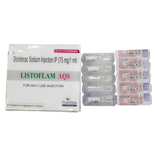 Diclofenac Sodium Injection IP, Packaging Size : 10x5x1 Ml Ampoules