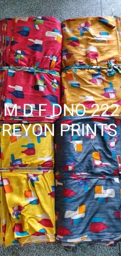 Digital Printed Rayon Fabric, For Garments, Packaging Type : Plastic Bag