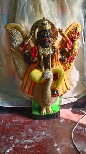 Plain Marble Kali Mata Statue For Temple
