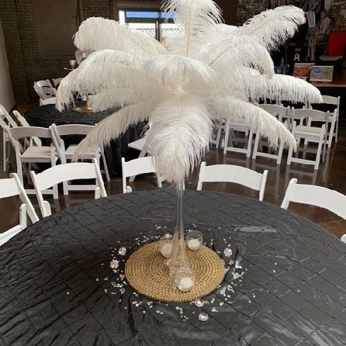 All Sizes Ostrich Feather, Color : Yellow