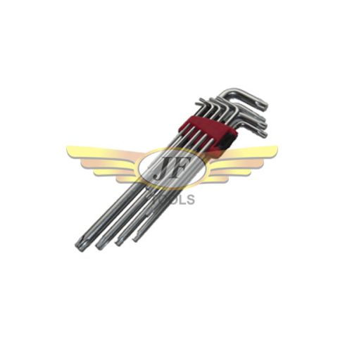 Short Pattern Star Allen Keys Set, For Fittings, Color : Black, Grey