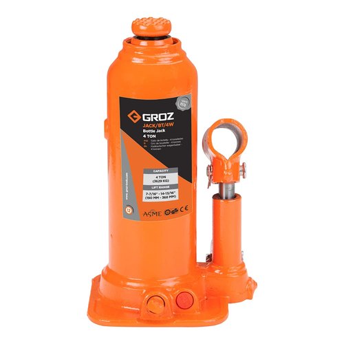 Groz Alloy Steel Hydraulic Bottle Jack