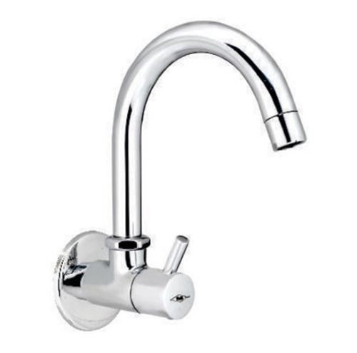 Polished Cosmo Sink Cock Faucet, For Kitchen, Color : Silver