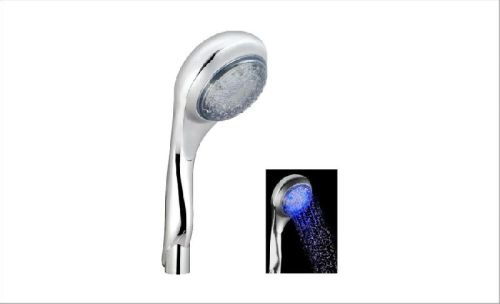 Polished Stainless Steel LED Telephone Shower, Shape : Round