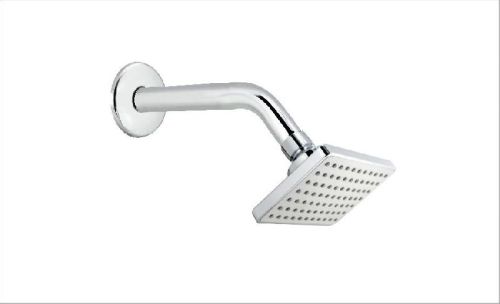 Polished Stainless Steel Recto Overhead Shower, Shape : Square