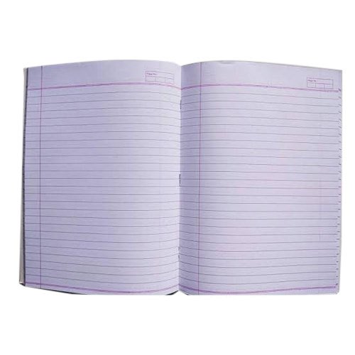Rectangular Writing Notebook, For Home, Office, School, Cover Material : Paper
