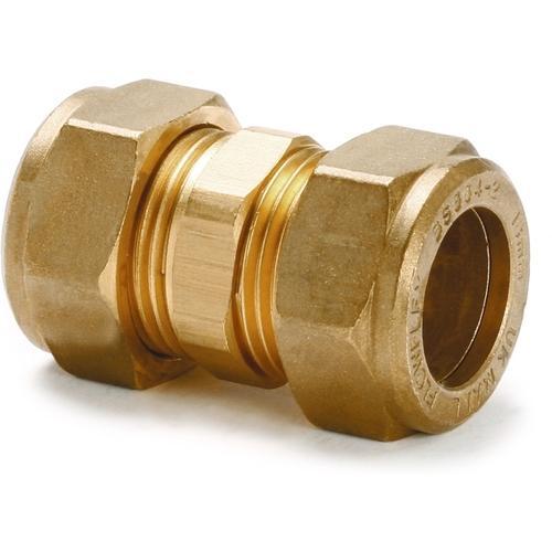 Polished Brass Pipe Coupling, Feature : Durable, Light Weight