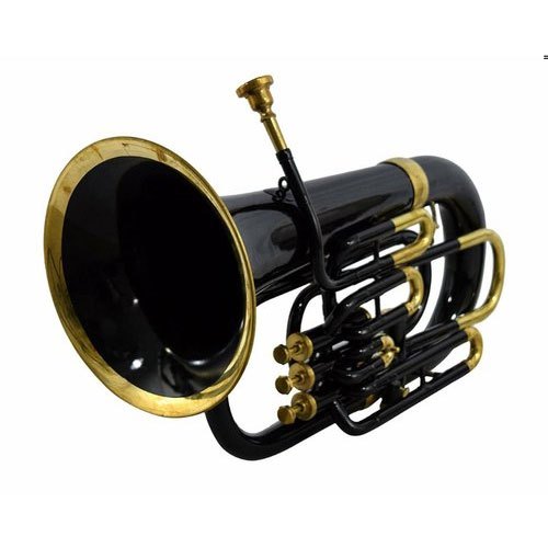 Polished Brass Professional Euphonium, Color : Black Golden