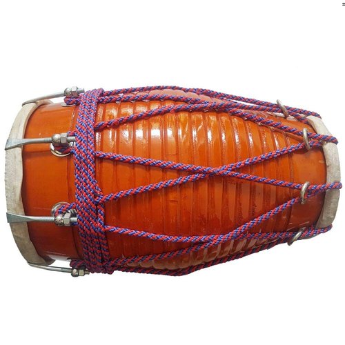 Wooden Dholak, Packaging Type : Bag