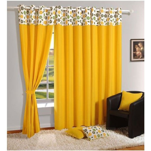 Cotton Bedroom Window Curtain, For Good Quality, Attractive Pattern, Pattern : Printed