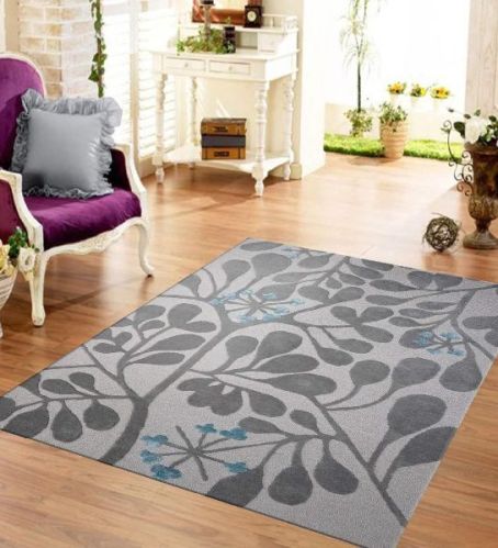 Rectangle Designer Woolen Rugs, For Floor, Feature : Anti-Slip, Easy Washable