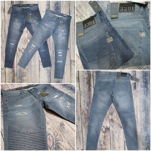 Faded Mens Denim Jeans, Waist Size : All Sizes