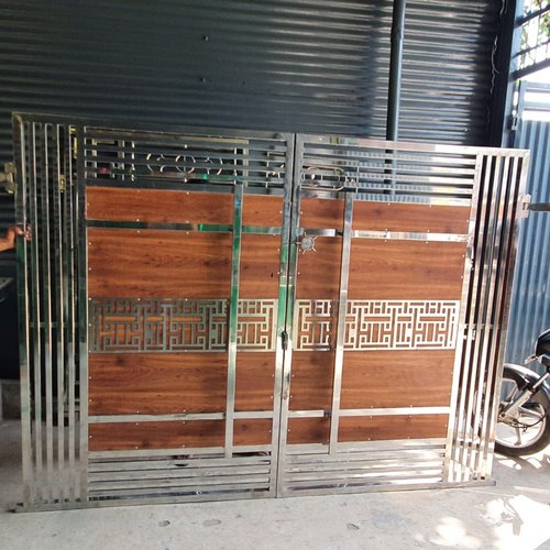 Polished Modern Stainless Steel Gate, Feature : Anti Corrosive, Anti Dust