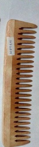 NW09 (l) Handmade Neem Wood Hair Comb