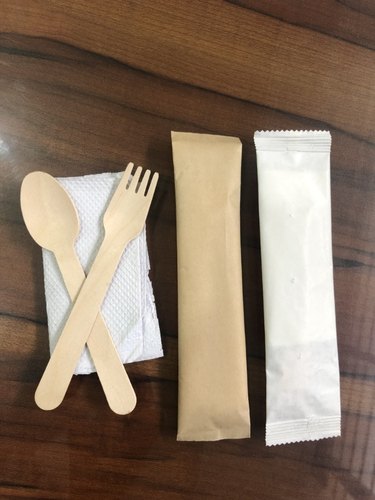 Bamboo Wooden Cutlery Kit, Size : 140mm