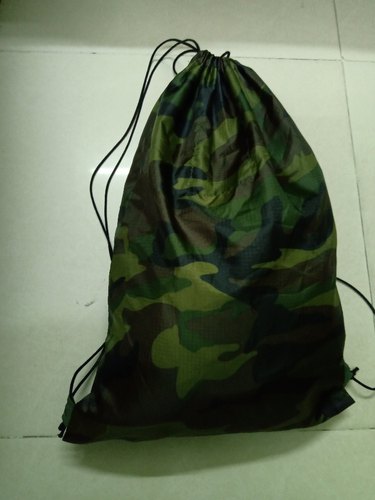 Printed Polyester Drawstring Bags, Size : Standard