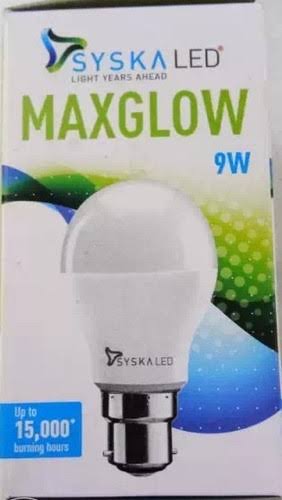 Syska LED 9w, Color : White