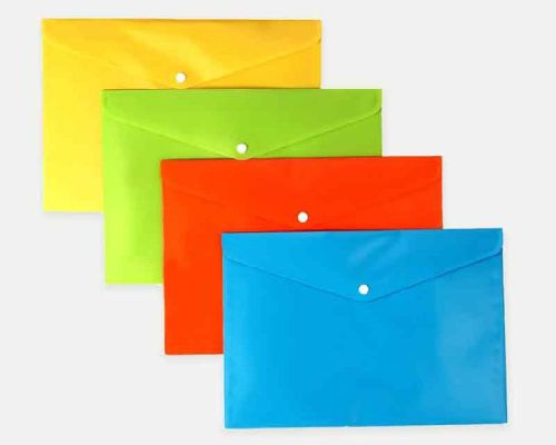 Plain Clear Bags, Style : Button