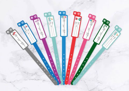 Polypropylene Patient Identification Band, Color : Blue, Red