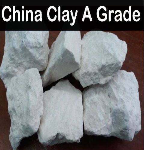 China Clay A Grade Dried, Form : Lumps, Packaging Type : Loose