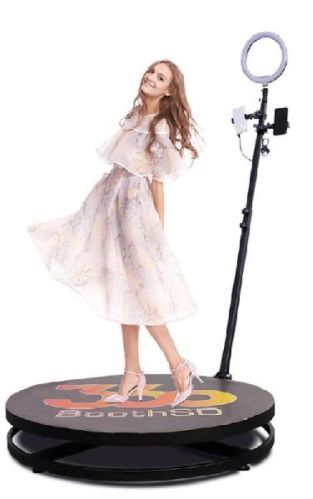 2.5ft Video Spinny Portable 360 Video Spinner Rotating 360 Degree Slow Motion Video Photo Booth