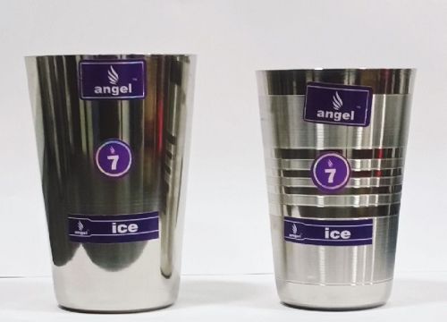 Polished Stainless Steel Angel Ice Glass